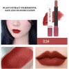 4pcs/set Lipstick Pack Set, Forma de Cigarrillo Mate de Larga