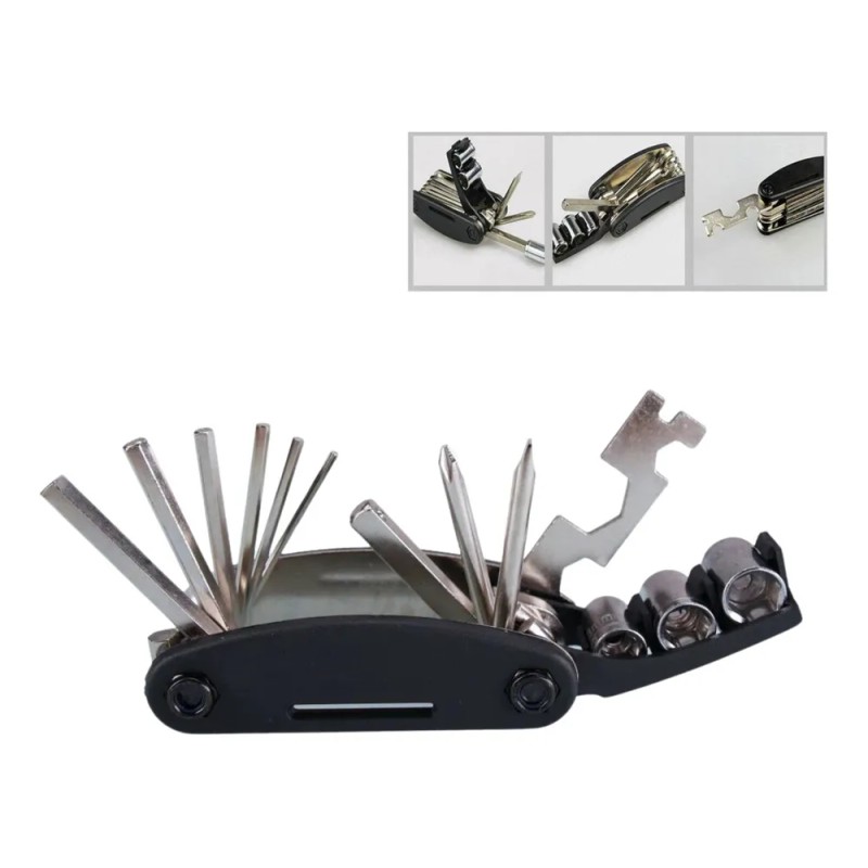 Herramienta Multi Bicicleta Reparacion Llaves Allem Ciclismo