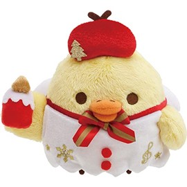 San-X MF73201 Rilakkuma Harmony Christmas Plush Toy, Kiiroitori