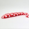 50 x Red White Resin Round Sewing Buttons