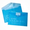 MAXI Clear Bag with Name Card - Blue