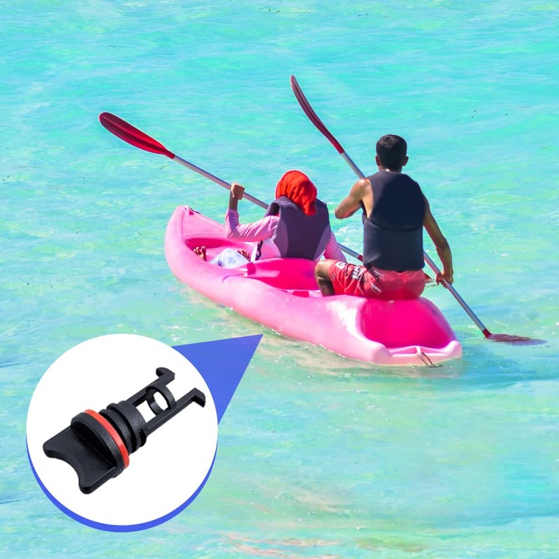 Modixun 6pcs Nylon Kayak Drain Plugs Thread Drain Plugs, Kayak