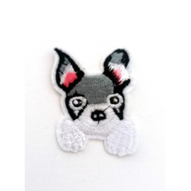 Cute Dog Iron On Patches DIY W1.8"XH2.4" Handmade Sewing Clothing Supplies 3614