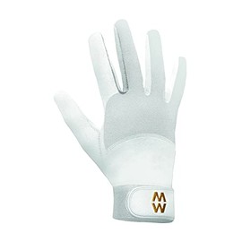 MacWet Mens & Ladies 1 Pair Short Mesh Sports Gloves - White 11