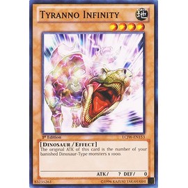 YU-GI-OH! - Tyranno Infinity (LCJW-EN153) - Legendary Collection 4: Joey's World - 1st Edition - Common