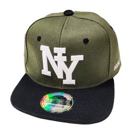 J26 Kids' Snapback USA Cap Teenie Cap Baseball Cap Trucker Cap Sport NY, Green / Black