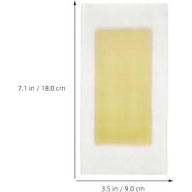 10 Tiras Depilatorias de Cera Amarilla de Doble Cara para Cuerpo y Bikini, Papel No Tejido, Piel Sensible, Depilación Eficaz y Práctica