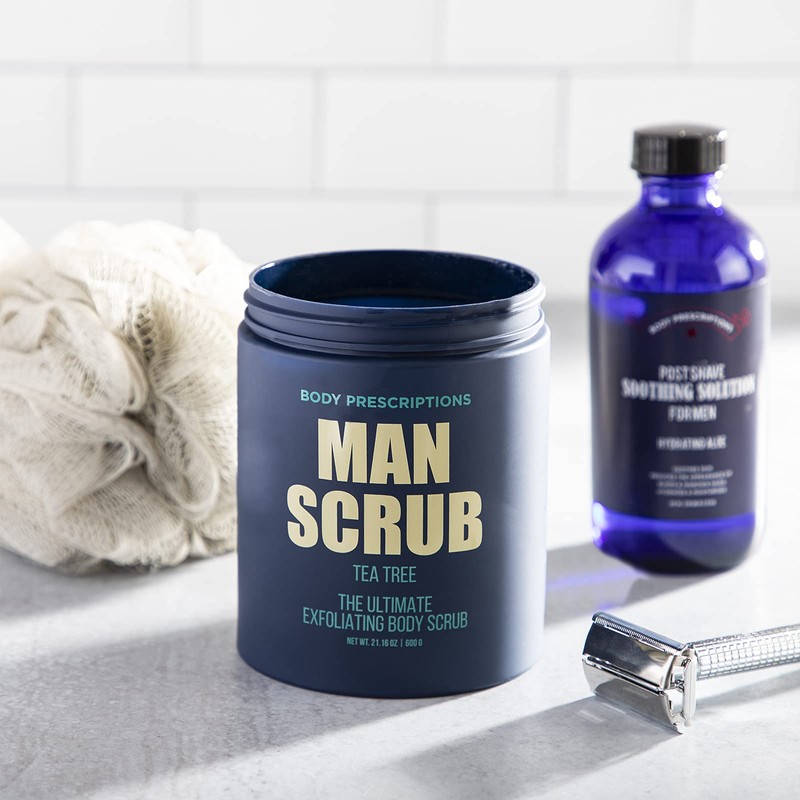 Body Prescriptions Men’s Exfoliating Body Scrub – Ultimate Skin Cleansing