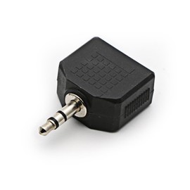 Gatuida Stereo Audio Jack Plugs 3.5mm 1 to 2 Splitter Adapter Perfect for Dual Headphones Earphones Connection