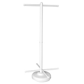 Pool Float Storage Rack for Organizing Your Inner Tubes Made in The USA of White PVC Portable Outdoor Rack for Pool Floaties 409-W