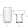 Libbey Stemless Margarita Glasses Set of 6, 10.25 ounces Classic