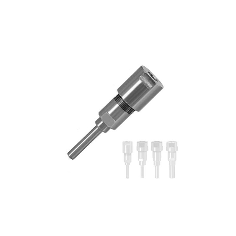 KATSU 1/4 Inch Shank Router Collect Extension Rod Holder Chuck
