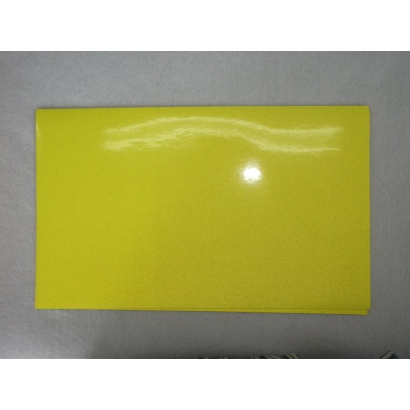 MYST 5070 Fluorescent Reflective Sheets, Yellow, 5.7 x 9.4 inches
