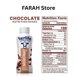 Fairlife Nutrition Plan High Protein Shake, Chocolate, 11.5 fl. oz., 12 pk.