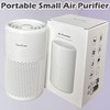 Small Portable Air Purifier for Home/Office/Kitchen/Car/Pet Bedroom, Mini Portable HEPA