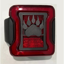 Tribal Bear Paw 3D for Jeep Wrangler Led Version JK/JKU/JL Rear Tail Light Cover