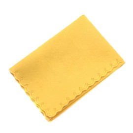 RuiJOTWAT 5-Pack Piano Violin Guitar Electric Bass Instrument Cleaning Cloth Wipes Piano Cloth Yellow