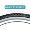 Hycline 2-Pack Cruiser Bike Tires: 26x2.125 Inch Folding Replacement Puncture-Resistant