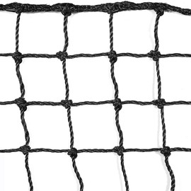 Aoneky #48 10 x 30 ft Twisted Knotted Soccer Backstop Net, Sports Practice Barrier Net, Soccer Ball Hitting Netting, Soccer High Impact Net, Heavey Duty Soccer Containment Net