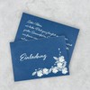 50 sheets DIN A5 paper - natural paper blue -