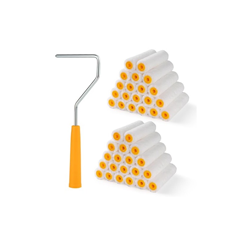 Mister Rui Paint Roller Covers, 40 Pieces, 4 Inch Paint