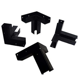 Copper Ridge Outdoors Platform Mounts - (Set of 4) - Elevated Platform Brackets, Powder Coated 11 Gauge Heavy Duty Steel, 4x4 Channels, Elevated Platform for Hunting Blind, Deer Stand Bracket 4x4