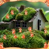 50 Pcs Mini Resin Squirrel Miniature Tiny Squirrel Figures Mini