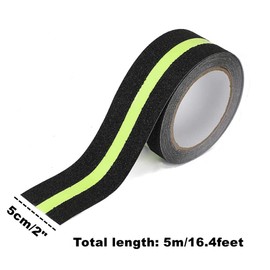 Kinteshun Anti-Slip Grip Tapes for Stairs,Non-Slip Glow in The Dark Traction Tapes Heavy Duty Adhesive Grip Strip for Stair Tread Step or Slippery Surface Indoor or Outdoor (5cm,Style-A)