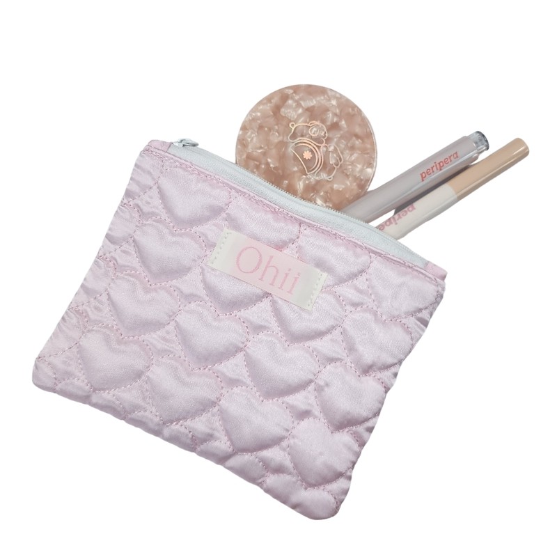 PERIPERA Ohii Heart Satin Pouch Mini 1ea