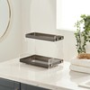 SHUNLI Acrylic Bathroom Countertop Organizer, 2 Tier Counter Organizer Storage