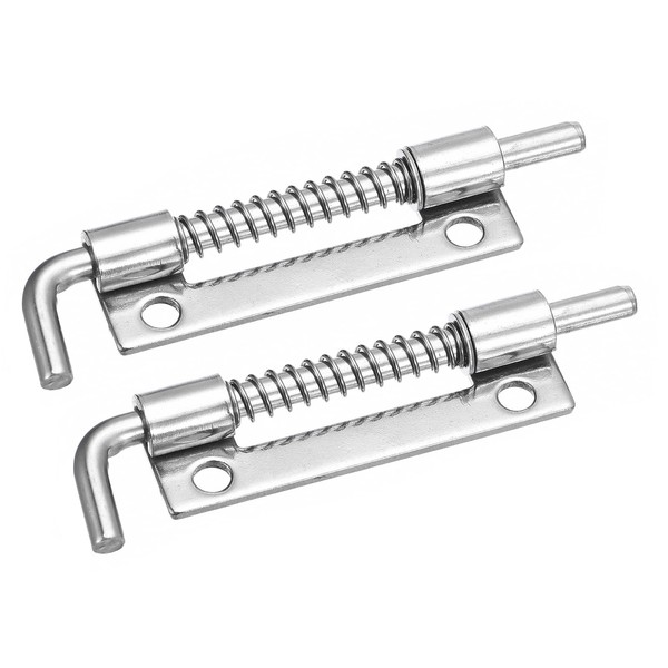 sourcing map Spring Loaded Latch Pin, Pack of 2 3.35