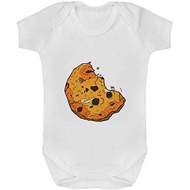 Azeeda 6-12 Month 'Bitten Cookie' Baby Grow/Bodysuit (GR00045989)
