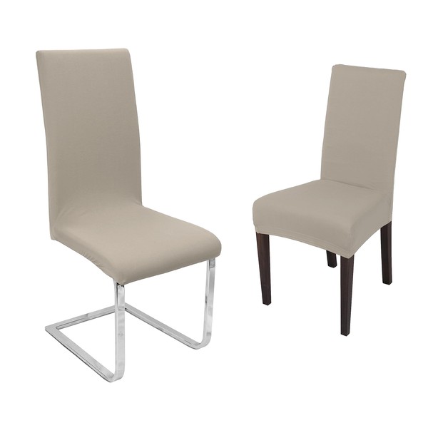 BEAUTEX Chair Covers, Elasticated Stretch Fabric Bi-Elastic Covers, Various Designs