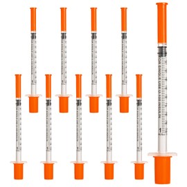 20pcs 1ml/cc 29G-8mm Plastic Multi-Purpose Measuring Tools, Individually Packed