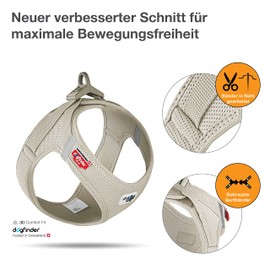 curli Vest Harness Clasp Air-Mesh Dog Harness (safe dog accessories, no pressure points, improved fit, harness with curli clasp buckle)