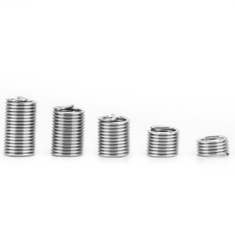 100pcs M7 *1 Coiled Wire Thread Repair Insert Stainless Steel