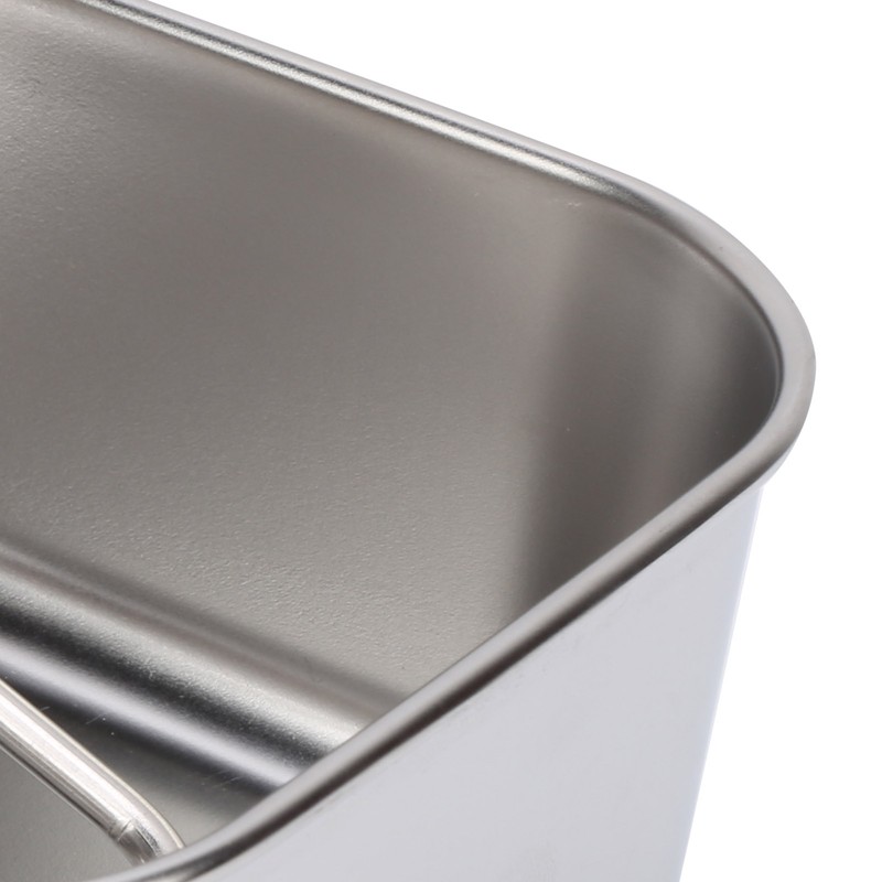 Stainless Steel Lunch Storage Box with Bamboo Lid Portable Camping