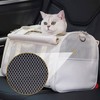 62 X 59 Inch White Mesh Fabric Slightly Stretchy for