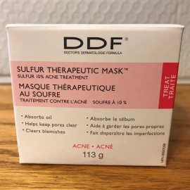 DDF Sulfur Therapeutic Mask Acne Blemish Treatment 113 g 4 Oz A17