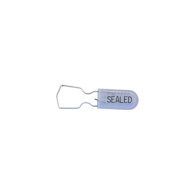 Electric Meter Security Seal Wire Padlock Pack of 50 (Clear)