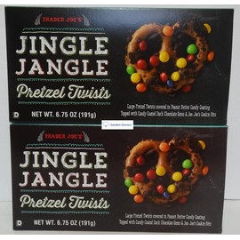 Trader Joe Jingle Jangle Pretzel Twists 6.75oz 191g (Two Boxes)