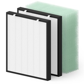 Air400 Replacement Filter for Bissell Air400, H13 True HEPA with 8 Pre-Filter, Compared to Part #2521,2520,3365