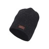 Sterntaler Boys' Slouch Beanie Melange Hat, black