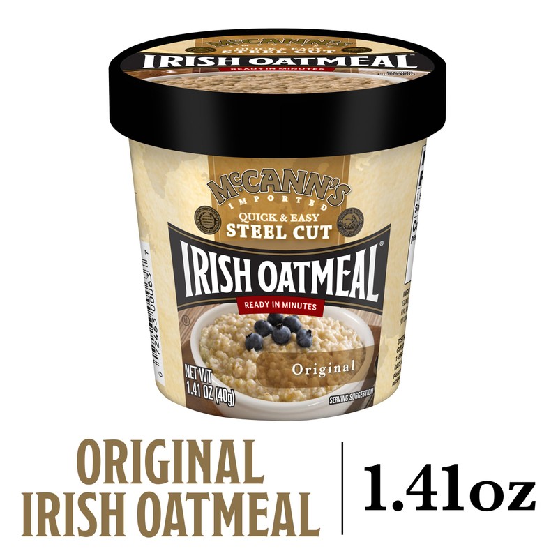 McCann's Irish Oatmeal Instant Oatmeal Cup, Original, 1.4 Ounce (Pack