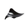 MiniWare Black Triangle Wave Dish - 3" (Pack Of 12)