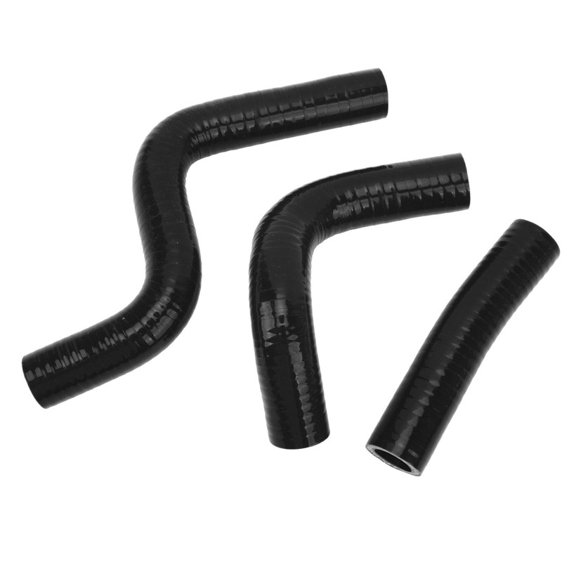 3PCS Silicone Radiator Coolant Hose Pipe Kit Stable Connection Leak
