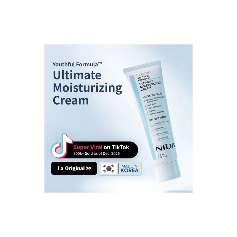 Crema Hidratante Nida Ultimate Korean Moisturizing Cream, 100 ml