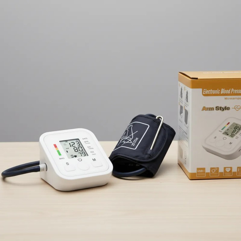 Monitor Medidor Digital Presin Arterial Uso Domstico Usb Blanco