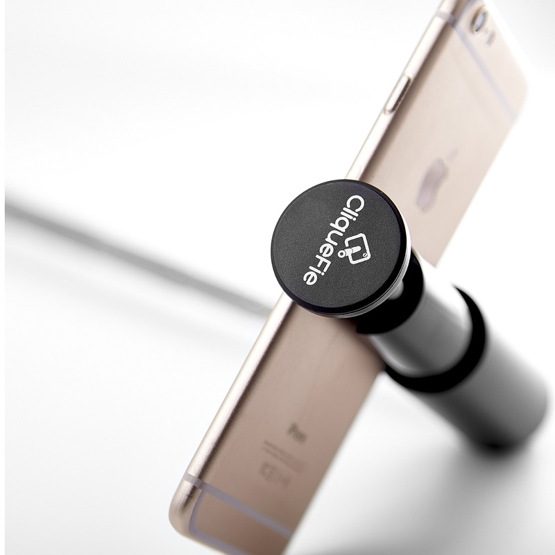 CliqueFie CLIBTPWHT Selfie Stick (Diameter 1.3 inches (34 mm) Diameter,