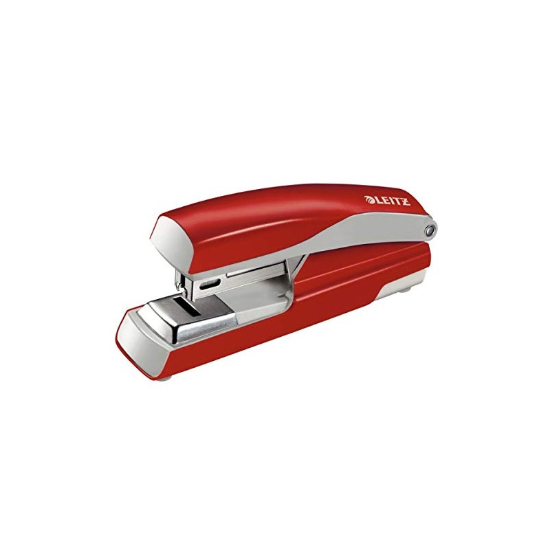 Leitz NeXXt 55050025 Flat Stapler 30-Sheet Capacity Red